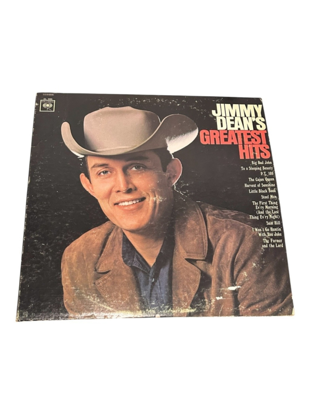 Vintage Jimmy Dean Vinyl LP Jimmy Dean's Greatest Hits Columbia Country Black